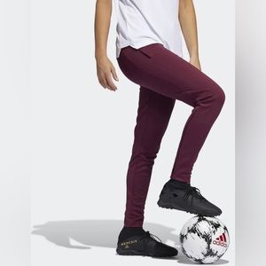 Adidas NWOT Tiro Flare Pants Women Victory Crimson Sz S